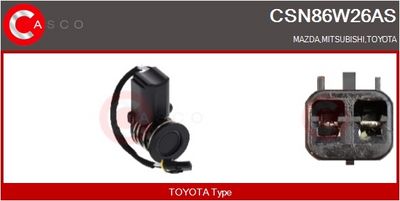 SENSOR AJUTOR PARCARE CASCO CSN86W26AS