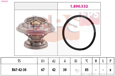 Termostat, środek chłodzący EPS 1.880.280