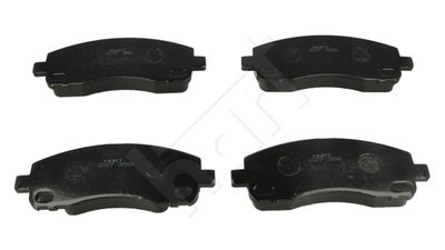 Brake pad set, disc brake