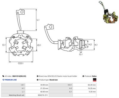 Vorschau Halter, Kohlebürsten Ansicht 2