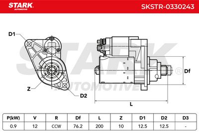 стартер STARK SKSTR-0330243