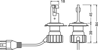 GLüHLAMPE FERNSCHEINWERFER ams-OSRAM 64193DWNBVNT2MB 7