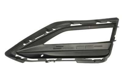 Voorbumper afdekking Voor Links (Top, met mistlampgaten, plastic, zwart) past: VW JETTA V USA 01.18-06.21