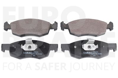 Комплект тормозных колодок, дисковый тормоз EUROBRAKE 5502222376 для FIAT DOBLO
