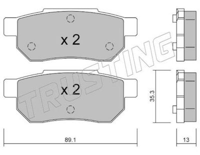SET PLACUTE FRANA FRANA DISC TRUSTING 1730