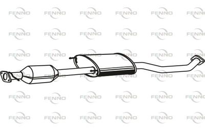 Катализатор FENNO P9516CAT для LEXUS RX