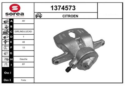 BREMSSATTEL SNRA 1374573