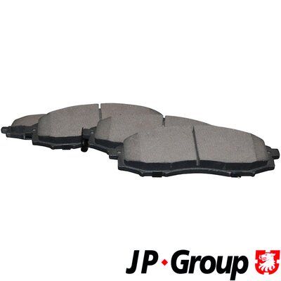 Комплект тормозных колодок, дисковый тормоз JP GROUP 4063600510 для NISSAN NAVARA