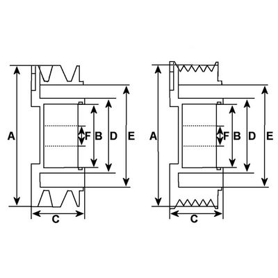 Vorschau Riemenscheibe, Generator