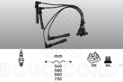 Комплект проводов зажигания EFI AUTOMOTIVE 4195 для VW BORA