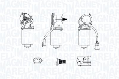 Silnik wycieraczek MAGNETI MARELLI 064379600010