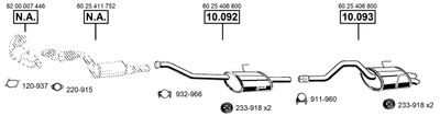 Układ wydechowy ASMET RE100980