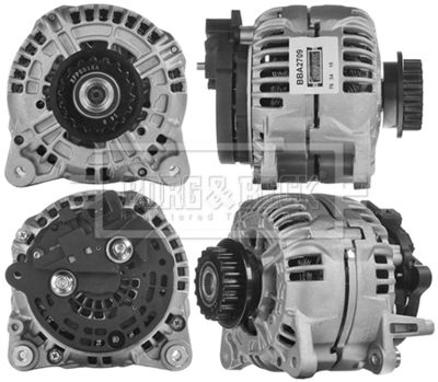 BORG & BECK BBA2709 Генератор для VW TOUAREG (7LA, 7L6, 7L7)