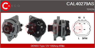 GENERATOR / ALTERNATOR CASCO CAL40279AS