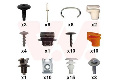 SET MONTAJ BARA PROTECTIE VAN WEZEL 0991794