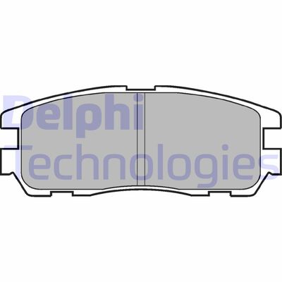 Комплект тормозных колодок, дисковый тормоз DELPHI LP965 для GREAT WALL HOVER