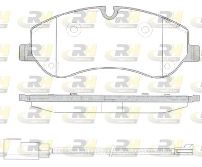 ROADHOUSE 21520.02 Комплект тормозных колодок, дисковый тормоз 