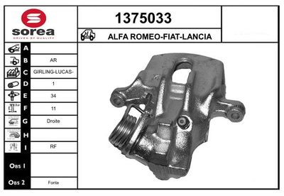 BREMSSATTEL SNRA 1375033