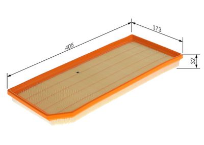 BOSCH Oro filtras