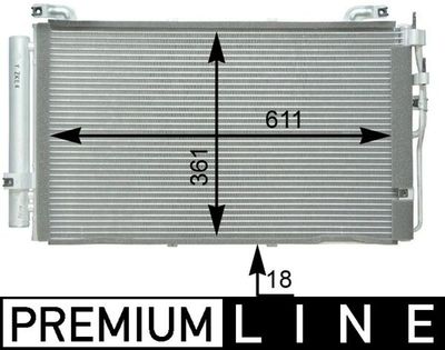 MAHLE Kondensator, Klimaanlage