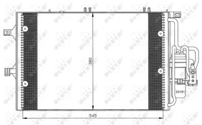 Kondensor, klimatanläggning NRF 35529