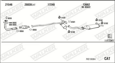Изпускателна система WALKER RE19084