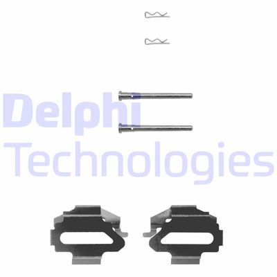 Комплектующие, колодки дискового тормоза DELPHI LX0162 для FORD COUGAR
