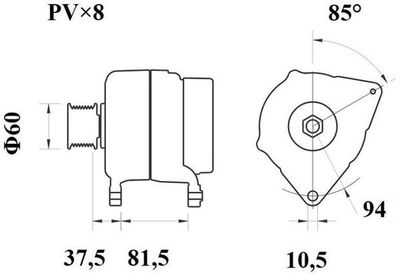 generátor MAHLE MG 811