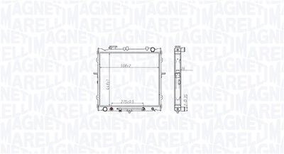 MAGNETI MARELLI Kühler, Motorkühlung