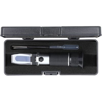 KS TOOLS - Refraktometer - Tester chladiacej zmesi a elektrolytu batéri , 550.1290
