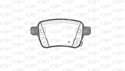 OPEN PARTS BPA1450.22 Тормозные колодки и сигнализаторы для OPEL CORSA E Фургон/хетчбэк (X15) 1.3 CDTI (08) OPEN PARTS BPA1450.22 Тормозные колодки и сигнализаторы для OPEL CORSA E Фургон/хетчбэк (X15) 1.3 CDTI (08)