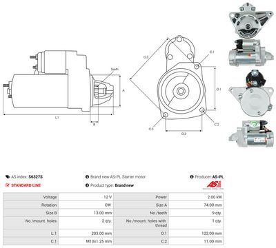 STARTER AS-PL S6327S 4