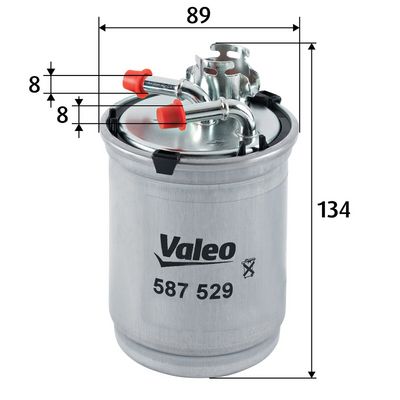 горивен филтър VALEO 587529