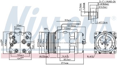 COMPRESOR CLIMATIZARE NISSENS 89857 4