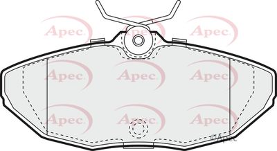 Brake Pad Set APEC PAD1127