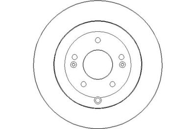 NATIONAL NBD1543 Тормозные диски для HYUNDAI SANTA FÉ II (CM) 2.7 V6 GLS 4x4