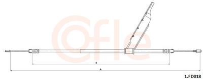 CABLU FRANA DE PARCARE