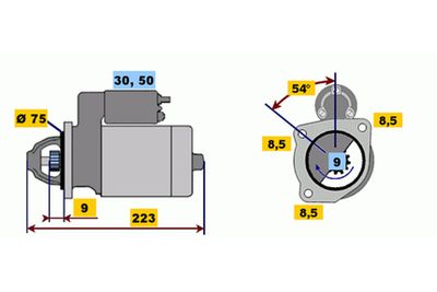 Startér BOSCH 9 000 333 104