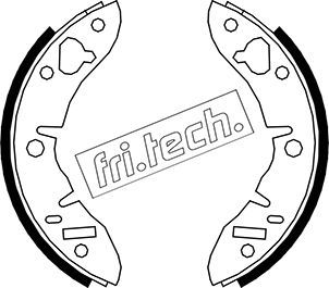 Комплект тормозных колодок fri.tech. 1007.008 для DAF 33