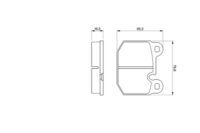 BREMSBELAGSATZ SCHEIBENBREMSE