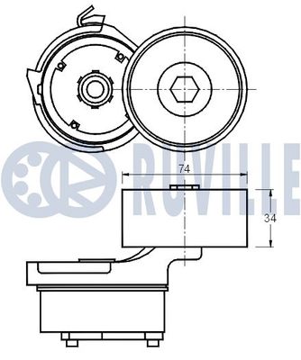 INTINZATOR CUREA CUREA DISTRIBUTIE RUVILLE 541315 1