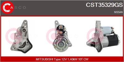 CASCO CST35329GS Стартер  для NISSAN QASHQAI / QASHQAI +2 I (J10, NJ10, JJ10E) 1.6
