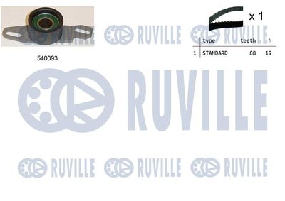 Комплект ремня ГРМ RUVILLE 550262 для SUZUKI ALTO