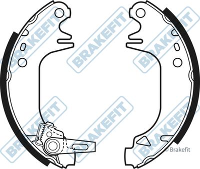APEC Brake Shoe Set BSH1002