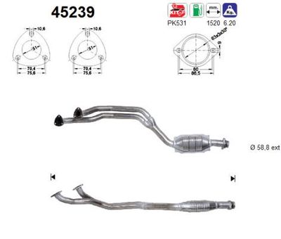 Katalizator AS 18301709160