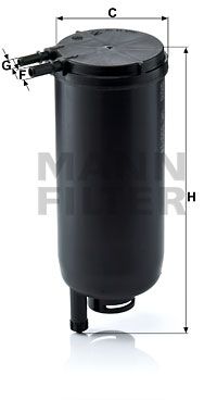 MANN-FILTER WK 939/14 x Топливный фильтр  для IVECO (Ивеко)