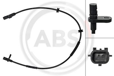 датчик, обороти на колелото A.B.S. 33125