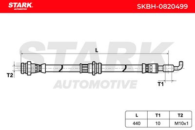 спирачен маркуч STARK SKBH-0820499