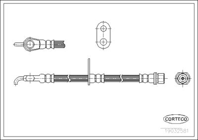 Brake Hose 19032581