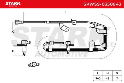 датчик, обороти на колелото STARK SKWSS-0350843